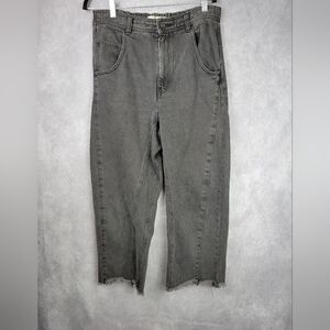 Free People Wide leg Cotton Grey Women's Jeans Size‎ 29